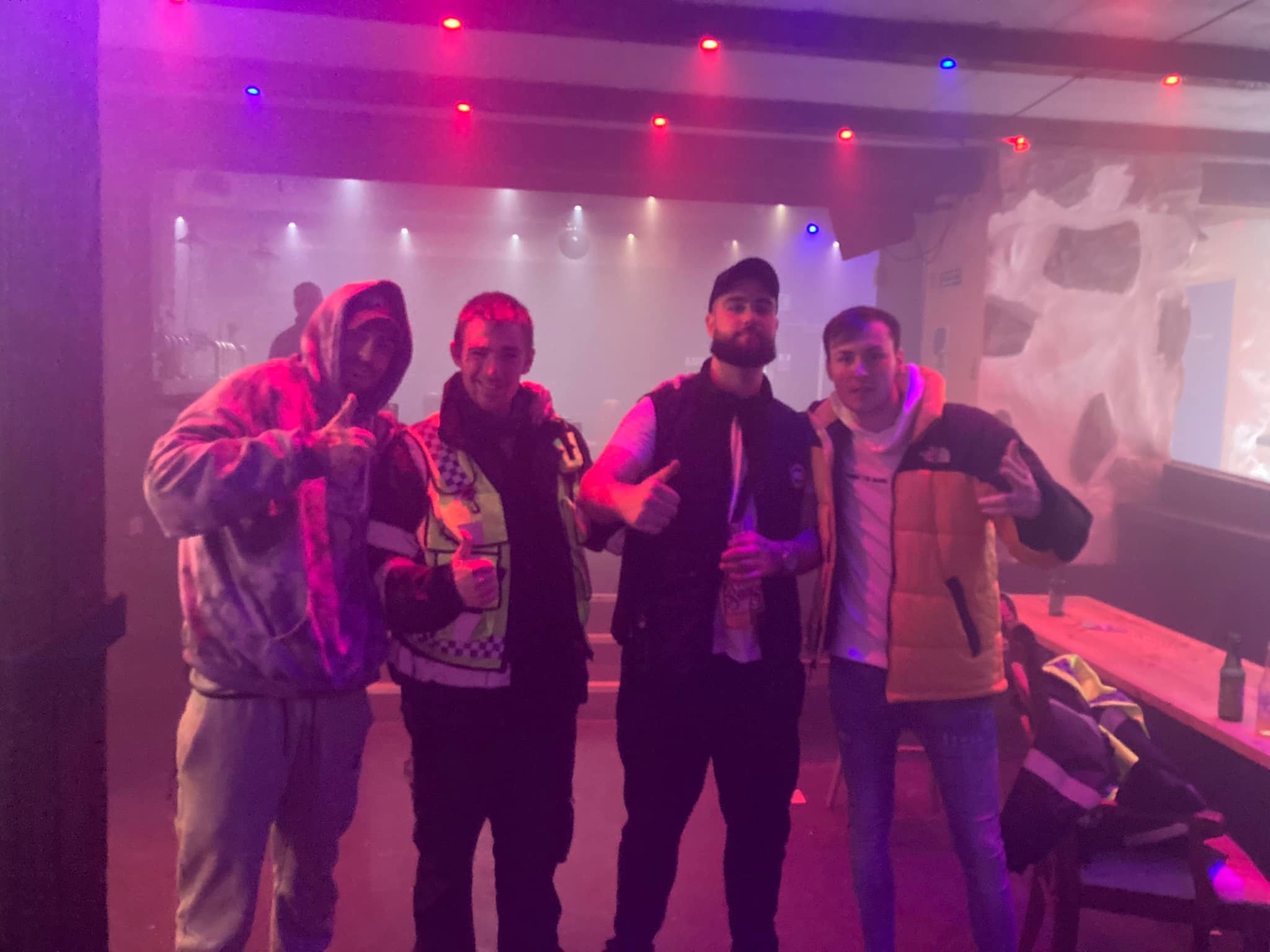 Hell hound security at club event